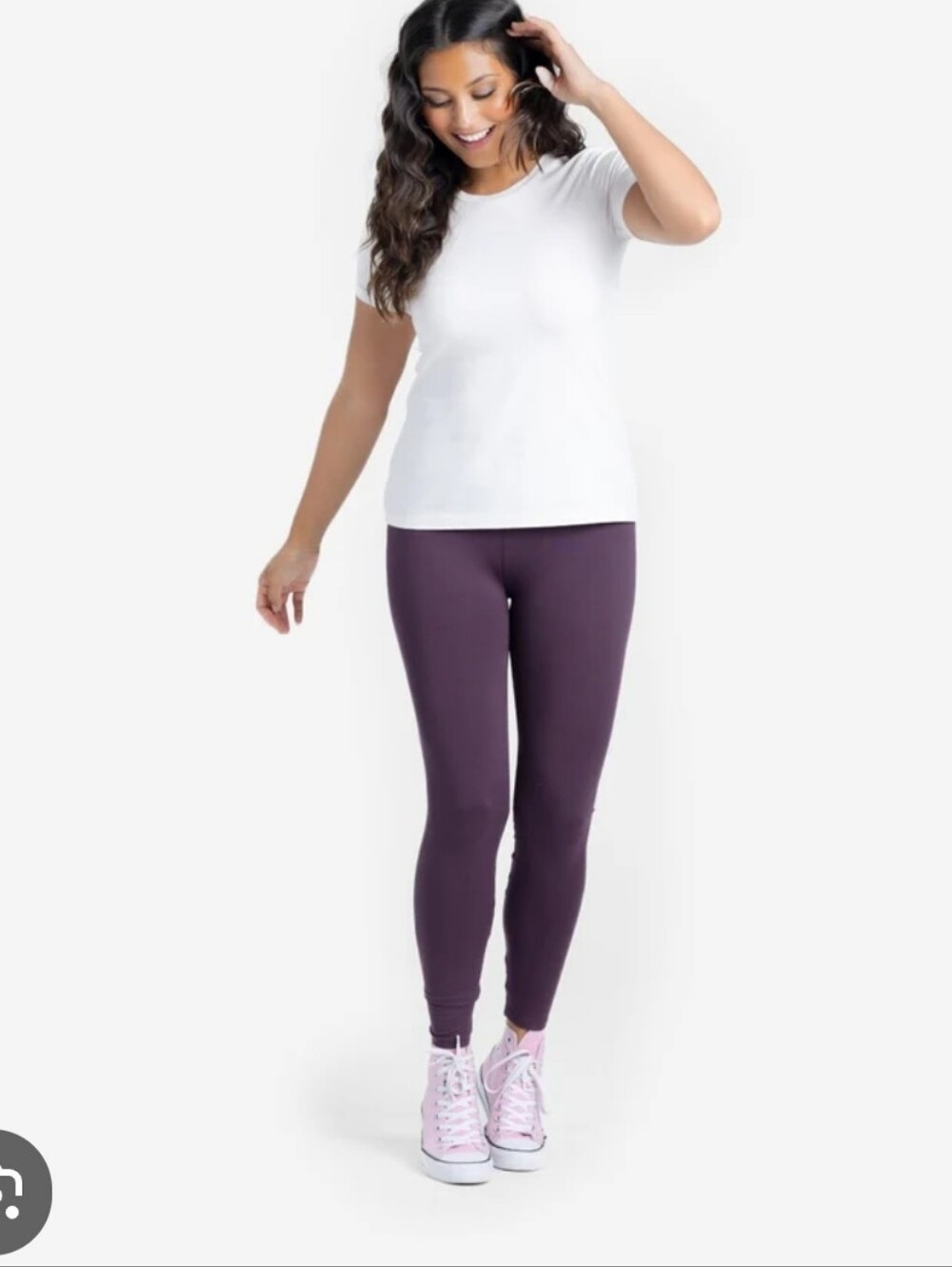 LuLaRoe Pull-On Leggings in Deep Plum